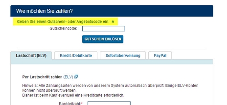 Expedia Vorteilscode einlösen