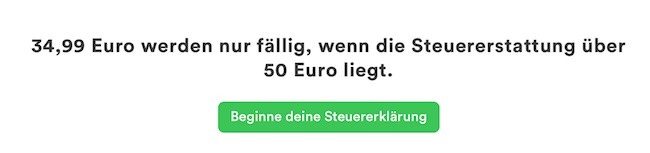 Taxfix Versprechen