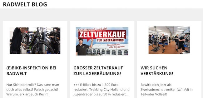 Radwelt-Shop Blog